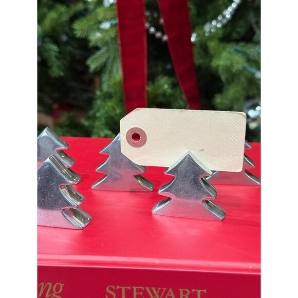 Silver Christmas Tree Place Card or Photo Holder | Set of 5 - Picture 2 of 6